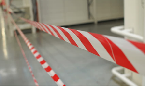 Ruban de signalisation personnalisé en PE non adhésif, ruban de précaution - Product Image 6