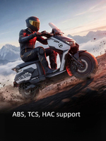 Moto électrique intelligente à grande vitesse 135 km/h 7000W 88V110Ah 200km avec pédales