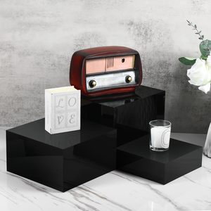 قواعد عرض أكريليك للبوفيهات، صناديق أكريليك للعرض، قواعد عرض مكعبة، حاملات عرض مربعة من الأكريليك - Product Image 5