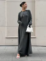 Ensemble tricoté Blubelle pour femme : Cardigan doux à manches longues et robe camisole – Tenue élégante et décontractée pour l'hiver – Grande vente pour l'automne
