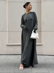 Blubelle femmes confortable doux à manches longues Cardigan Camisole robe élégante tenue décontractée pour l'hiver Offre Spéciale tricoté ensemble pour l'automne - Product Image 2