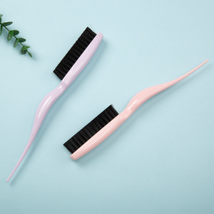 Peigne à cheveux en poils de sanglier, grande taille, pour boucler et donner du volume aux cheveux, usage domestique - Product Image 1