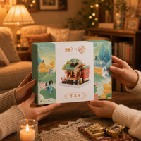 Kit de Modélisme 3D en Métal DIY Thème Chinatown – Jouet Éducatif STEM Personnalisable en Gros, Cadeau Décoratif, Vente Directe Usine, OEM, CE EN71
