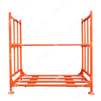 Étagère empilable pliable en acier |   Étagère de rangement pliable et empilable |   Étagère industrielle robuste, protection contre la corrosion pour