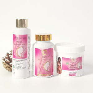 Aceite y Cápsulas para Aumentar el Busto con Ingredientes Herbales <span class=keywords><strong>Naturales</strong></span>, Crema Reafirmante y Tonificante para el Busto - Product Image 4