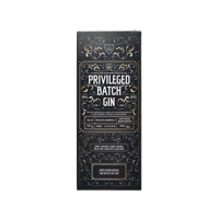 Boîte à parfum ambiant avec fenêtre personnalisée Boîte à bouteilles Motif de texture élégante Imprimé Noir Meilleure vente Prix bon marché