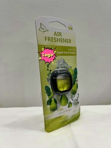 Nước hoa ô tô dạng lỏng, mùi lê Anh & hoa freesia, có thể tùy chỉnh logo OEM, thiết kế kẹp thông gió, làm thơm không khí trong xe hơi - Product Image 6