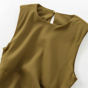 SHENZHU mujer 2024 principios de otoño nueva moda estilo francés cuello redondo sin mangas <span class=keywords><strong>Midi</strong></span> <span class=keywords><strong>vestido</strong></span> con <span class=keywords><strong>hombreras</strong></span> 3897162 - Product Image 3