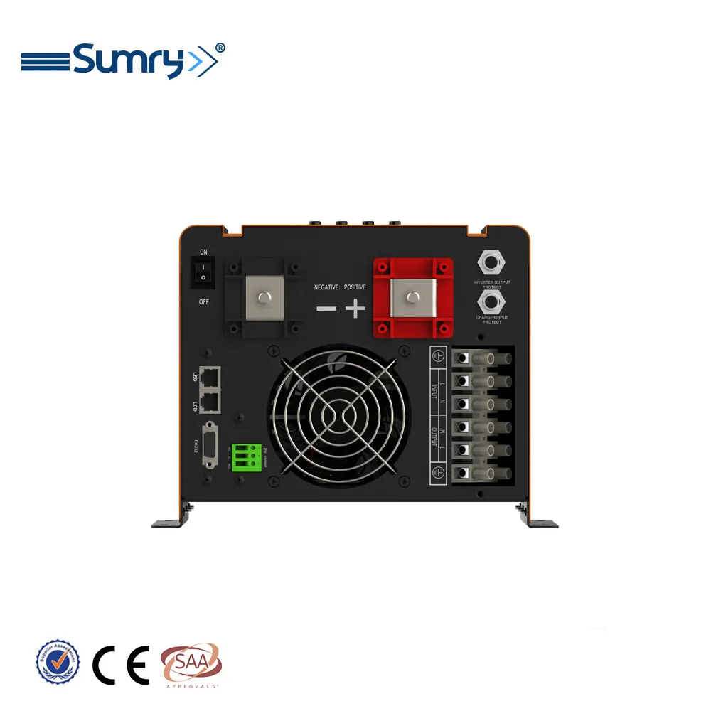 Customization Reliable 3000W High Efficiency Pure Sine Wave Power Inverter 12V 120V 60Hz Power Converter LED Display