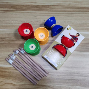 Kit de jonglage <span class=keywords><strong>Diabolo</strong></span>, Ensemble d'entraînement aux compétences de yo-yo chinois avec bâtons en bois, Équipement de performance et de loisirs en extérieur OEM - Product Image 3