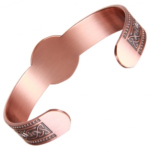 Modern Design Pure <b>Copper</b> Magnetic <b>Bracelet</b> Health Cuff <b>Bracelet</b> High Quality Pure <b>Copper</b> Energy <b>Bracelets</b> Gift for Best Friend - Product Image 2