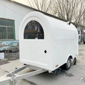 Nuovo Design: Rimorchio Alimentare Retrò da 2,5 Metri, Furgone per Catering Completamente Attrezzato, Cucina Personalizzata, Mini Trailer Alimentare per Esterni - Product Image 5