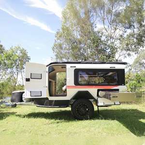 2025 Kinlife aérodynamique Design Compact larme camping-car remorque Mini tente sur le toit cuisine vente chaude pour l'aventure en famille - Product Image 1