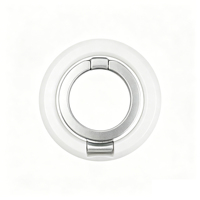 Support de téléphone magnétique rotatif à 360°, pliable, réglable, avec béquille métallique double face, multicolores, logo personnalisé KR464