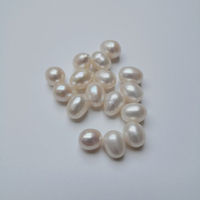 Perles d'eau douce pour conception de bijoux, forme de goutte d'eau douce, demi-trou, blanc naturel, grosses perles goutte d'eau, perles pour boucles d'oreilles, pendentifs