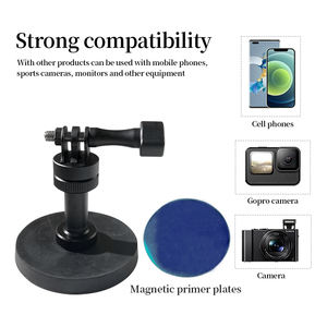 Usine professionnelle conception personnalisée CNC technologie support d'aimant en alliage d'aluminium Flexible pour caméras GoPro accessoires de caméra - Product Image 4