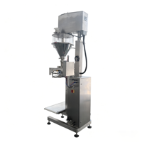 Machine de remplissage semi-automatique de poudre d'oxyde de fer, remplisseuse à vis sans fin de pigments haute précision 25 kg, équipement d'emballage polyvalent pour poudres