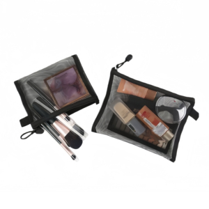 Pochette transparente en maille avec fermeture éclair, petite trousse de maquillage portable pour rouge à lèvres, clés, cartes, écouteurs, pochette à fermeture éclair pour hommes et femmes, <span class=keywords><strong>cadeaux</strong></span> - Product Image 6