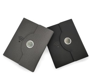 Custom A5 PU Leather Notebook New Design 8000mah Wireless Charger Power Bank Logo <strong>LED</strong> <strong>Light</strong> Agenda <strong>Diary</strong> with USB for Promotions - Product Image 6