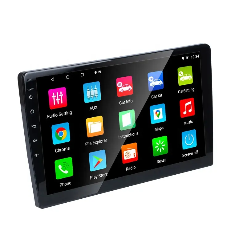 Evrensel 1 Din 2 Din 7 ''9'' 10 ''IPS dokunmatik ekran GPS Wifi arka kamera Android araç DVD oynatıcı radyo Android 10 MP5 oyuncu