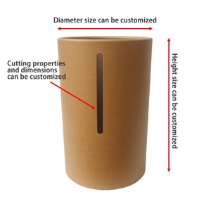 กลองไฟเบอร์ล็อคแบบปรับแต่งได้ ผลิตตามความต้องการ รวมถึงขนาดเส้นผ่านศูนย์กลาง ความสูง ตำแหน่งการตัด และ CH - Product Image 1