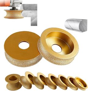 75mm khô chân không <span class=keywords><strong>brazed</strong></span> demi-bullnose cạnh kim cương Mài bánh xe hồ sơ Tay Kim Cương bánh xe mài Loại sản phẩm - Product Image 2