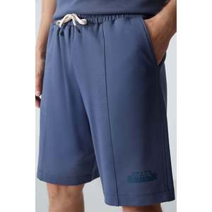 Ensemble de shorts basiques pour hommes en coton épais, doux et texturé, coupe oversize - 85259 - Huile/pétrole - Product Image 6