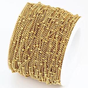 Handmade phụ nữ cuộn của 18K mạ vàng thép không gỉ đồ trang sức làm cho các thành phần DIY liên kết Chuỗi Vòng Đeo Tay Vòng Cổ Hạt thiết kế - Product Image 4