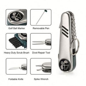 Porte-clés multi-outils de golf personnalisé avec logo, réparateur de divots, pour cadeaux de tournois sportifs - Product Image 3