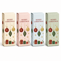 Boîtes en carton personnalisées imprimées pour Noël avec logo pour l'emballage de cadeaux de fin d'année