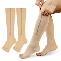 Fitness Compression Chaussettes Circulation Jambe Soutien Chaussette De Sport Réduire La Douleur Chaussette De Compression