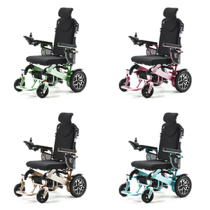 Silla <span class=keywords><strong>de</strong></span> <span class=keywords><strong>Ruedas</strong></span> Eléctrica Reclinable <span class=keywords><strong>de</strong></span> Color Personalizado para Tienda <span class=keywords><strong>de</strong></span> Equipos Médicos - Product Image 4