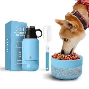Bottiglia d'<span class=keywords><strong>acqua</strong></span> per cani da viaggio 2 in1 32 64oz contenitore per alimenti portatile con isolamento sottovuoto in acciaio inossidabile - Product Image 1