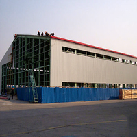 Bâtiment d'atelier et d'entrepôt en structure métallique préfabriquée moderne