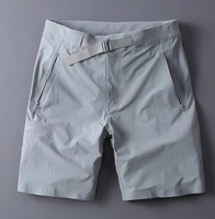 Shorts cargo extensibles pour hommes avec logo personnalisé, séchage rapide, athlétiques, décontractés, en nylon et élasthanne, shorts de sport pour hommes à séchage rapide avec poches