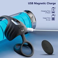 Anneau vibrant 3-en-1 pour pénis et testicules, jouet sexuel avec télécommande via application, masseur de prostate et plug anal vibrant