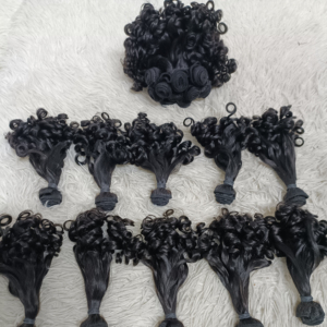 Letsfly - Extensiones de Cabello Rizado Natural Brasileño Remy, Cabello Humano Virgen al Por Mayor, 12 Pulgadas - Product Image 1