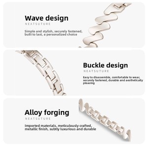 <span class=keywords><strong>Bracelet</strong></span> magnétique de charme compatible avec les montres S9/S10/<span class=keywords><strong>S8</strong></span>/S7/SE, sensation premium - Product Image 5