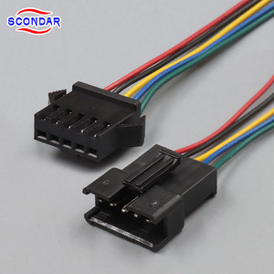Faisceau de câbles personnalisé SCONDAR à pas de 2,5 mm compatible avec le connecteur JST SM, assemblage de câbles électriques fil-à-fil - Product Image 1