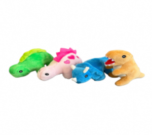 Ensemble de décoration de mini dinosaures en peluche de 5 pouces, NYFY-1265, livraison gratuite - Product Image 1