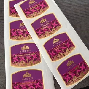 Custom Gold Foil Food <b>Packaging</b> <b>Labels</b> Stickers, Waterproof Oilproof Self-Adhesive Food <b>Labels</b>, Snack <b>Packaging</b> Stickers - Product Image 2