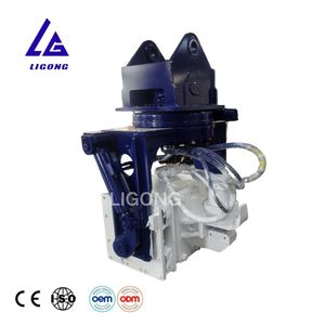 Escavatore 20-30Ton che inclina Vibro martello battipalo idraulico per lavori di costruzione e fondazione - Product Image 1