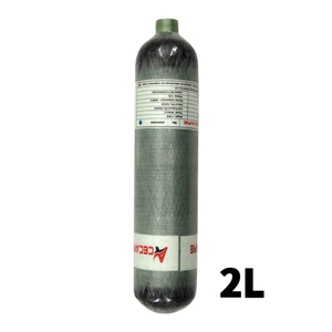 2 एल एचपा टैंक 300बार 4500psi ने उच्च दबाव कार्बन फाइबर सिलेंडर को मंजूरी दी - Product Image 1