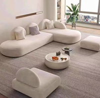 Hochwertiges Modernes Amerikanisches Wohnzimmer-Möbelset mit Tiefer L-förmiger Sofa-Kombination und Stauraum