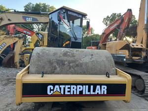 รถบดถนนแบบสั่นสะเทือน Caterpillar CS54 CS56 CS-683E มือสองสำหรับขาย พร้อมเครื่องยนต์ ปั๊ม และชิ้นส่วนหลัก - Product Image 4