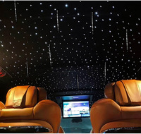 Luz de Techo de Fibra Óptica LED RGBW de 16W con APP, DC12V para Auto, Efecto de Cielo Estrellado para una Atmósfera Romántica