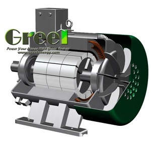 GreeF 10kw low rpm <strong>mini</strong> hydro <strong>generator</strong> <strong>pmg</strong> series KW copper wire + nd-fe-b for wind/water turbine and etc - Product Image 5