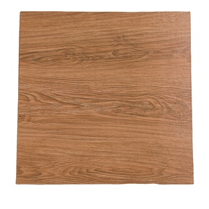 600x600mm 레드 다크 브라운 재고 프로모션 골동품 매트 우드 그레인 대리석 영감 바닥 벽 질감 미끄럼 방지 도자기 타일 - Product Image 3