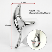 Outil de massage Gua Sha ergonomique en alliage de zinc personnalisé OEM pour le corps entier avec marque privée