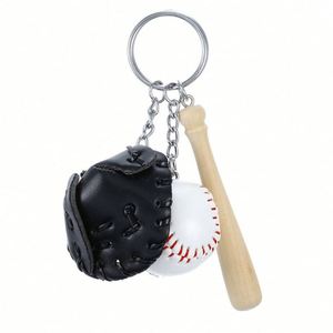 Mini Colorful Baseball Pendant & Leather Keychain Sports Event Souvenir for Gift & <b>Key</b> <b>Holder</b> Made of Metal & Alloy - Product Image 4